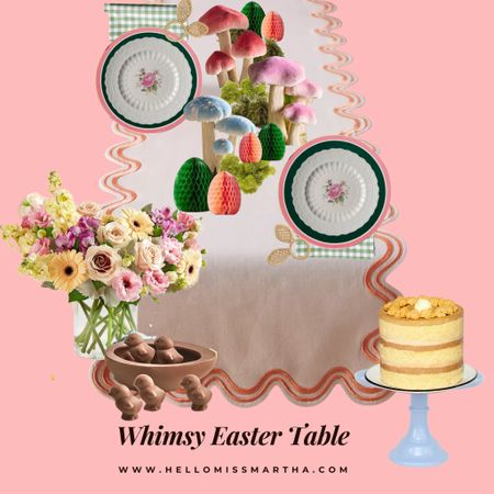 I’m loving all the whimsy mushroom decor out there!  I think a spring tablescape with mushrooms, moss and bright colors would be AMAZING!  
#entertaining #anthrohome
#springtable #tablescape #springdecor #tabledecor

#LTKhome #LTKSeasonal #LTKparties