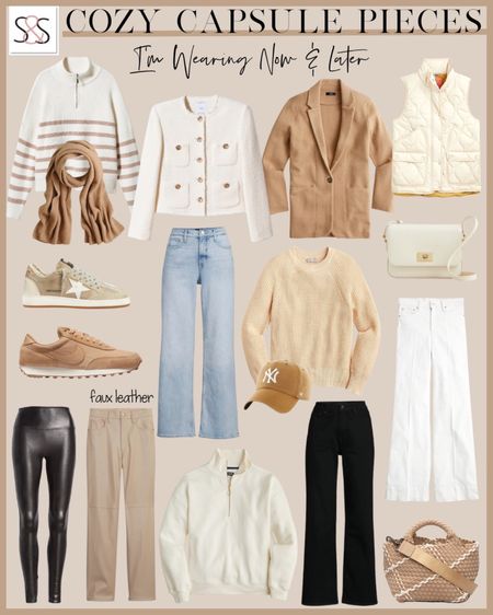 Capsule wardrobe pieces for business causal looks and weekend vibes in winter and spring 

#LTKworkwear #LTKstyletip #LTKFind