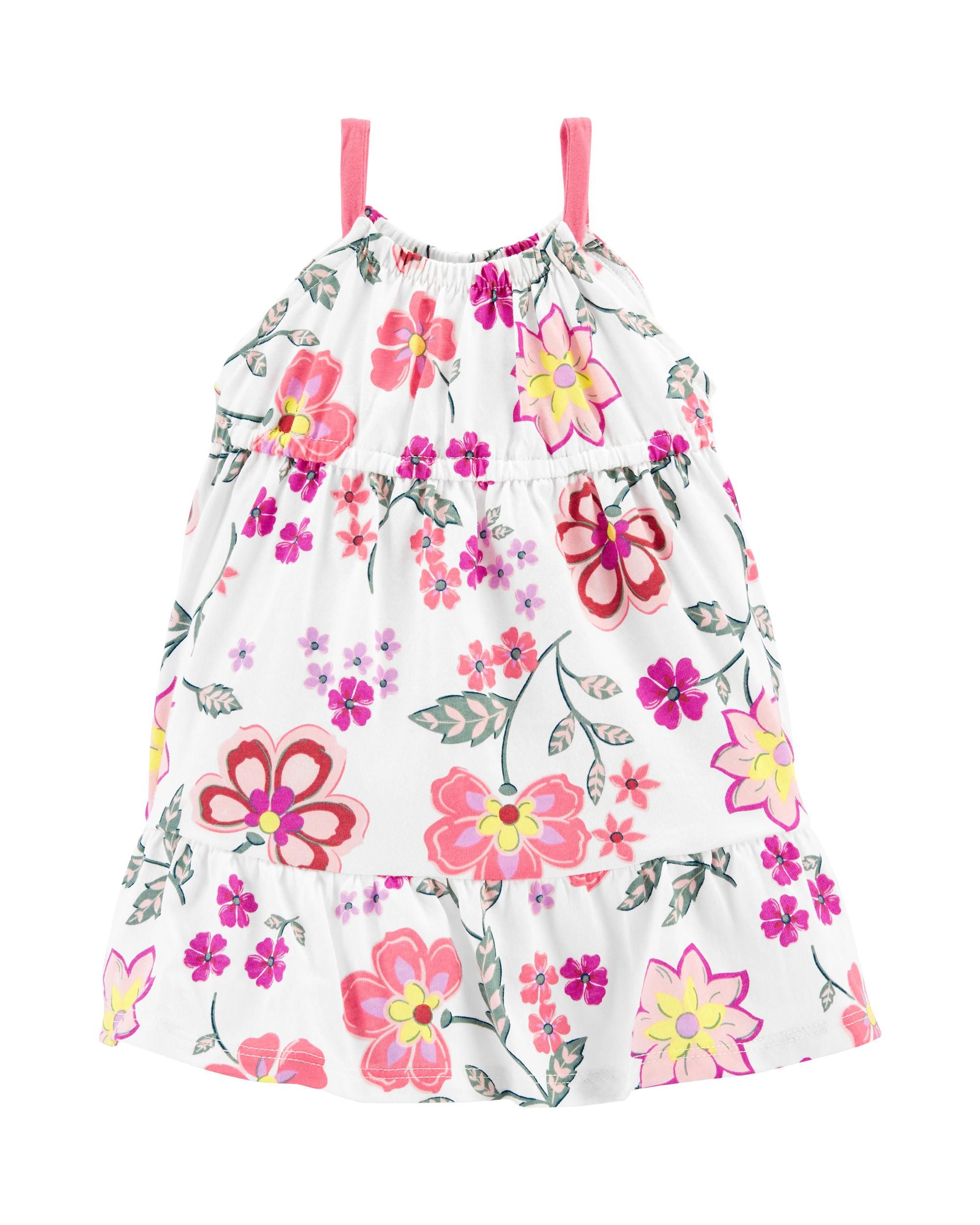 Floral Tiered Jersey Dress | Carter's