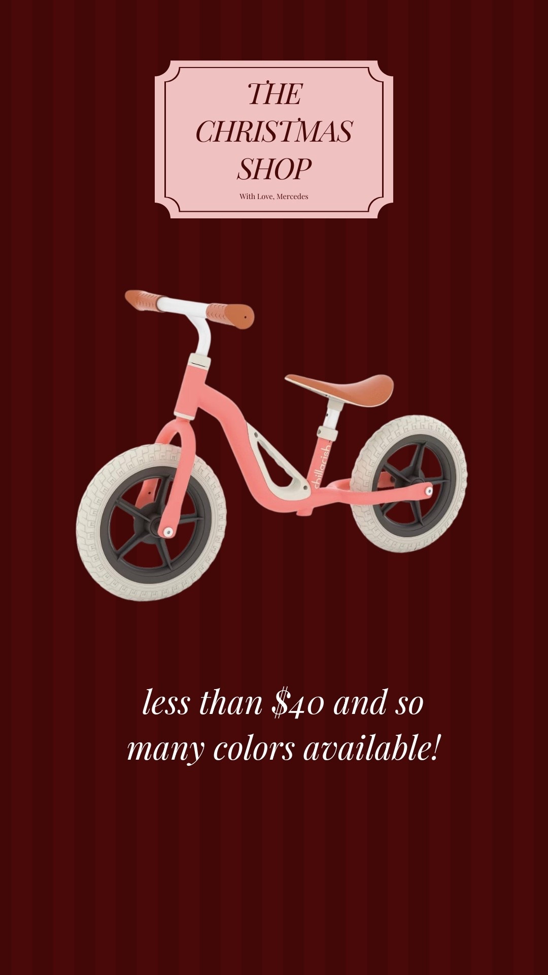 This balance bike with the carrying handle is actually genius  

#LTKGiftGuide #LTKHoliday #LTKKids