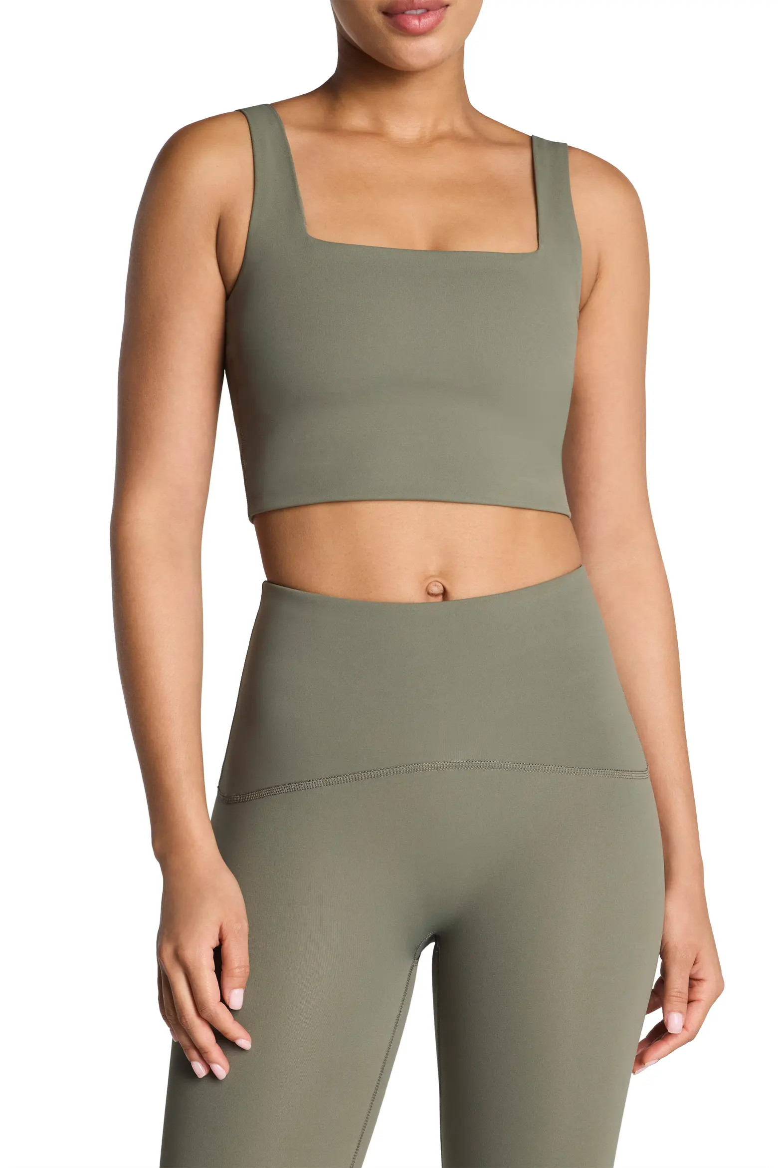 Square Neck Crop Tank Top (Women) | Nordstrom | Nordstrom