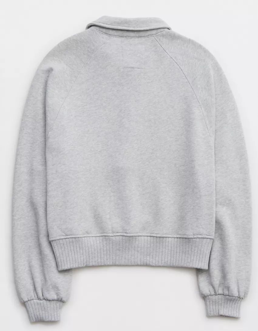 Aerie Quarter Snap Sweatshirt | American Eagle Outfitters (US & CA)