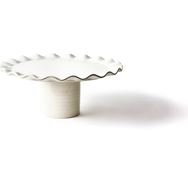 Coton Colors | Signature White Ruffle Large Cake Stand | Maisonette | Maisonette