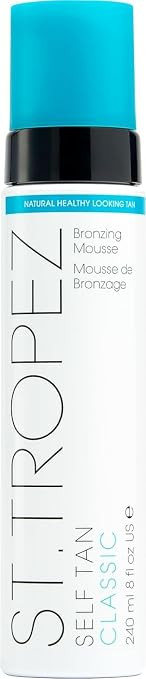 St.Tropez Self Tan Classic Bronzer Mousse Foam, Original Fake Tan, Streak-Free Finish, Develops i... | Amazon (UK)