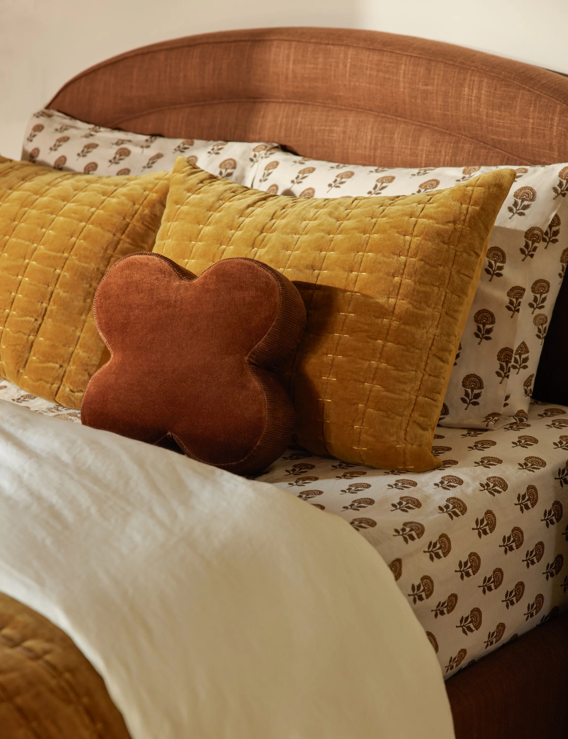 Anderson Velvet Quilted Sham | Lulu and Georgia 