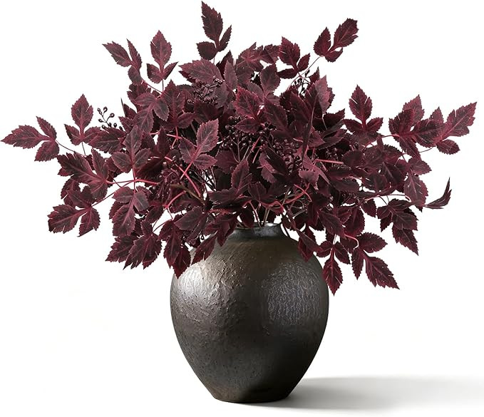 RECUTMS 21.65 Inches Artificial Fall Cimicifuga Stems for Vase Decor 8 Pack | Faux Autumn Branche... | Amazon (US)