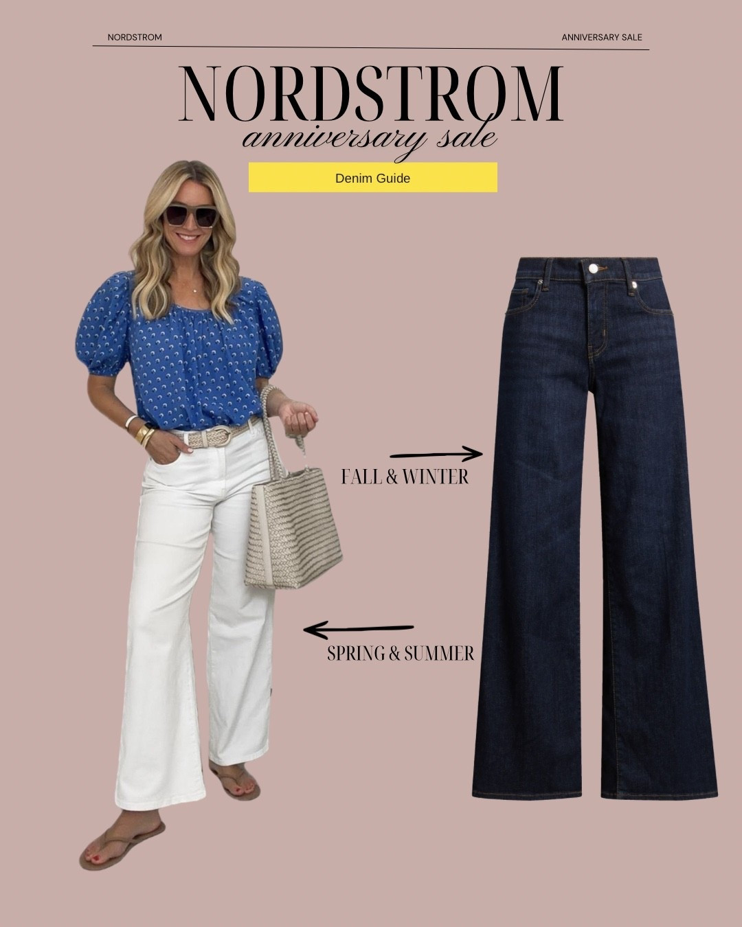 My favorite white jeans are now available in dark wash for fall and winter during the Nordstrom anniversary sale

#LTKSaleAlert #LTKOver40