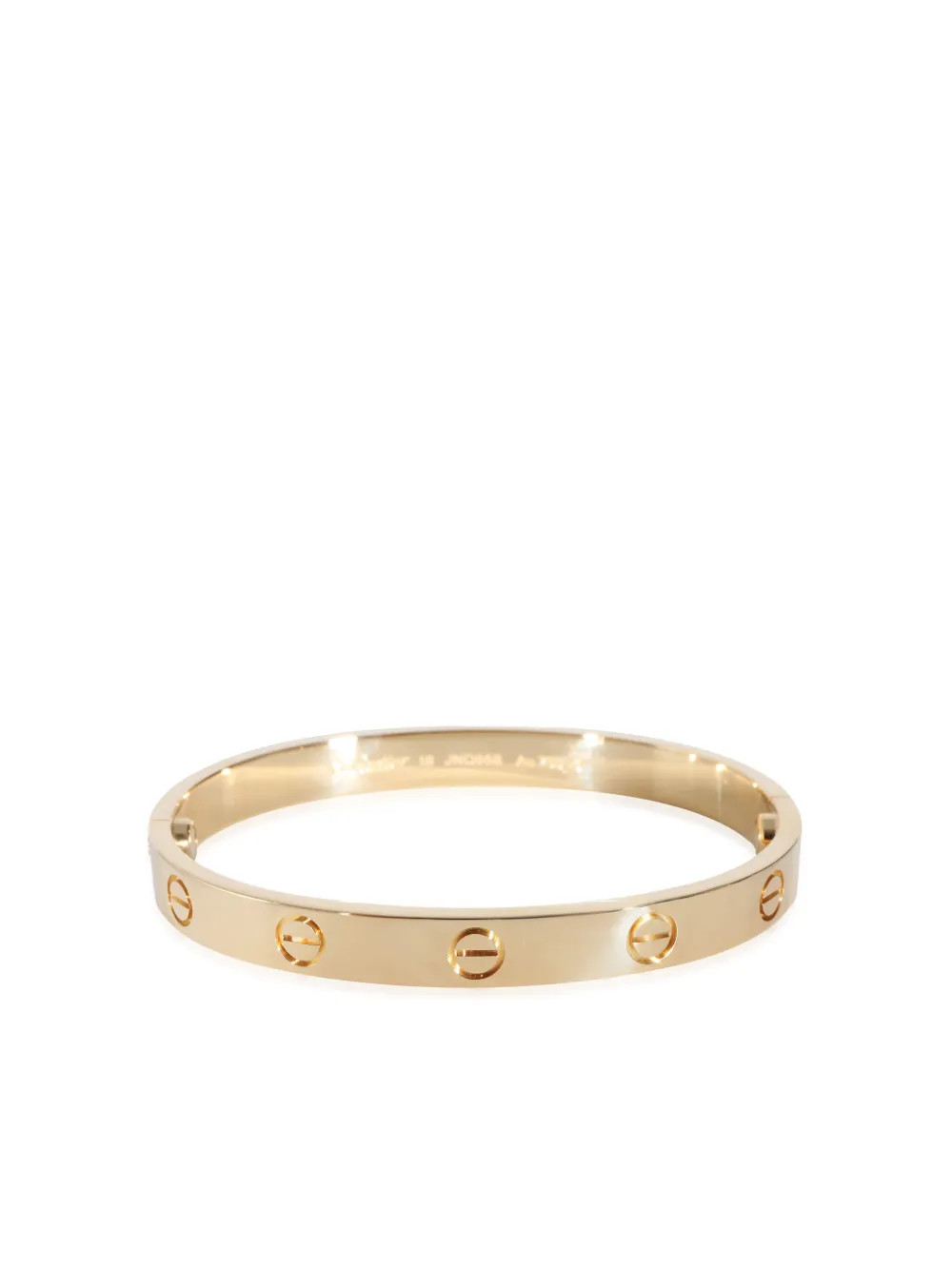 Cartier pre-owned 18kt Yellow Gold Love Bracelet - Farfetch | Farfetch Global