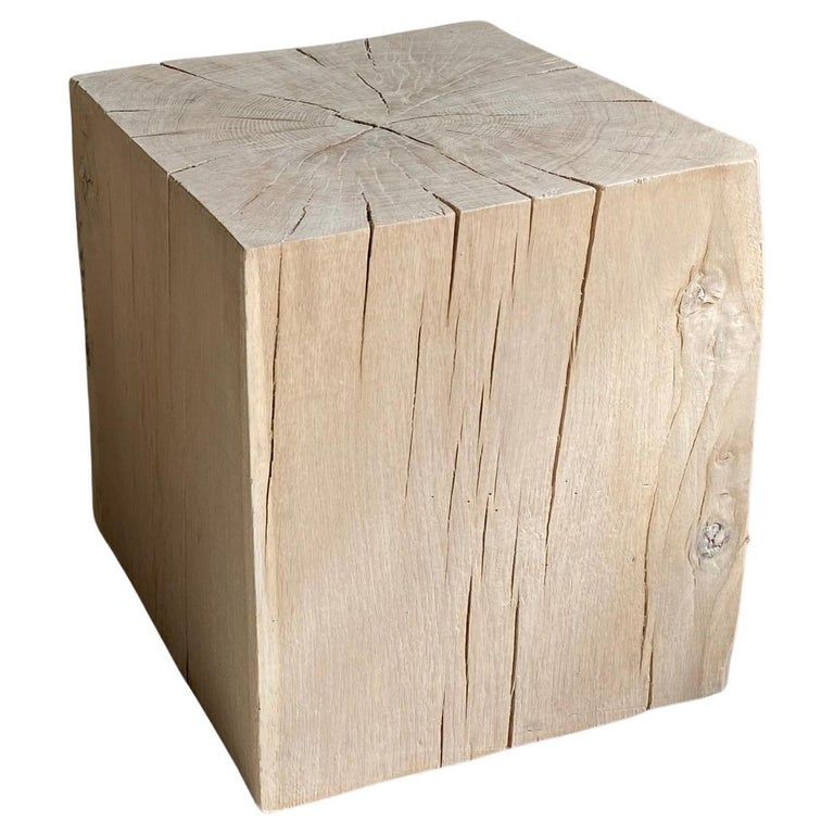 XL Cube in Pale Oak | 1stDibs