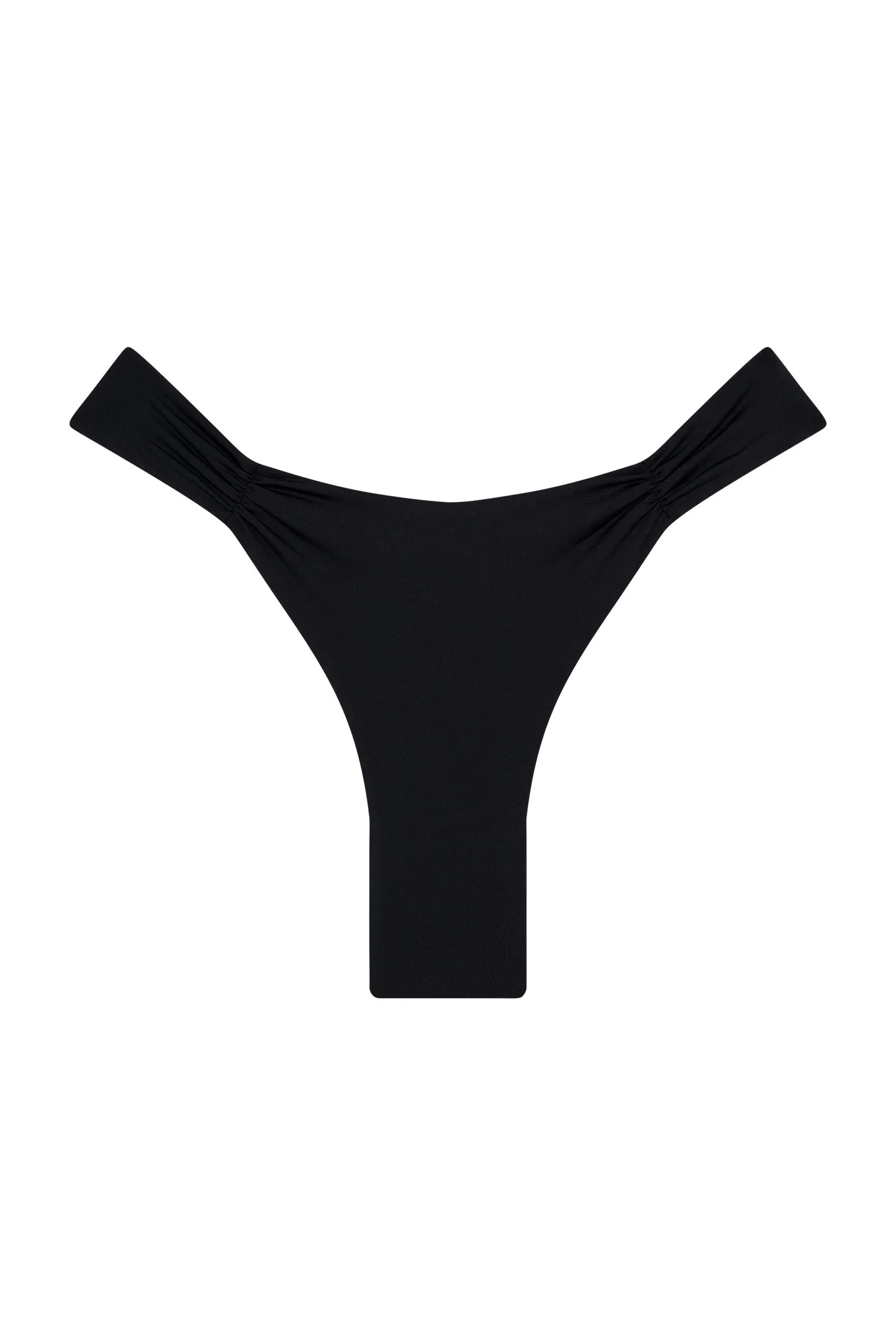 Clovelly High Leg Bottom - Black | Monday Swimwear