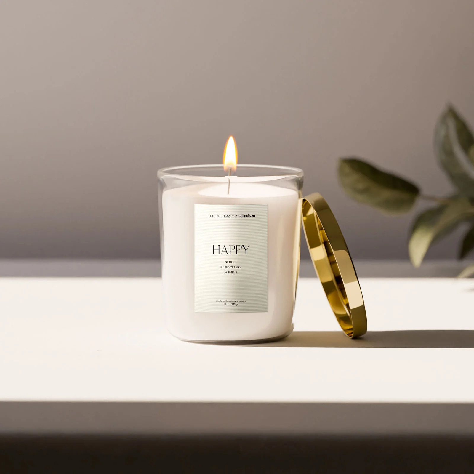 Madi Nelson Happy Candle | Life In Lilac