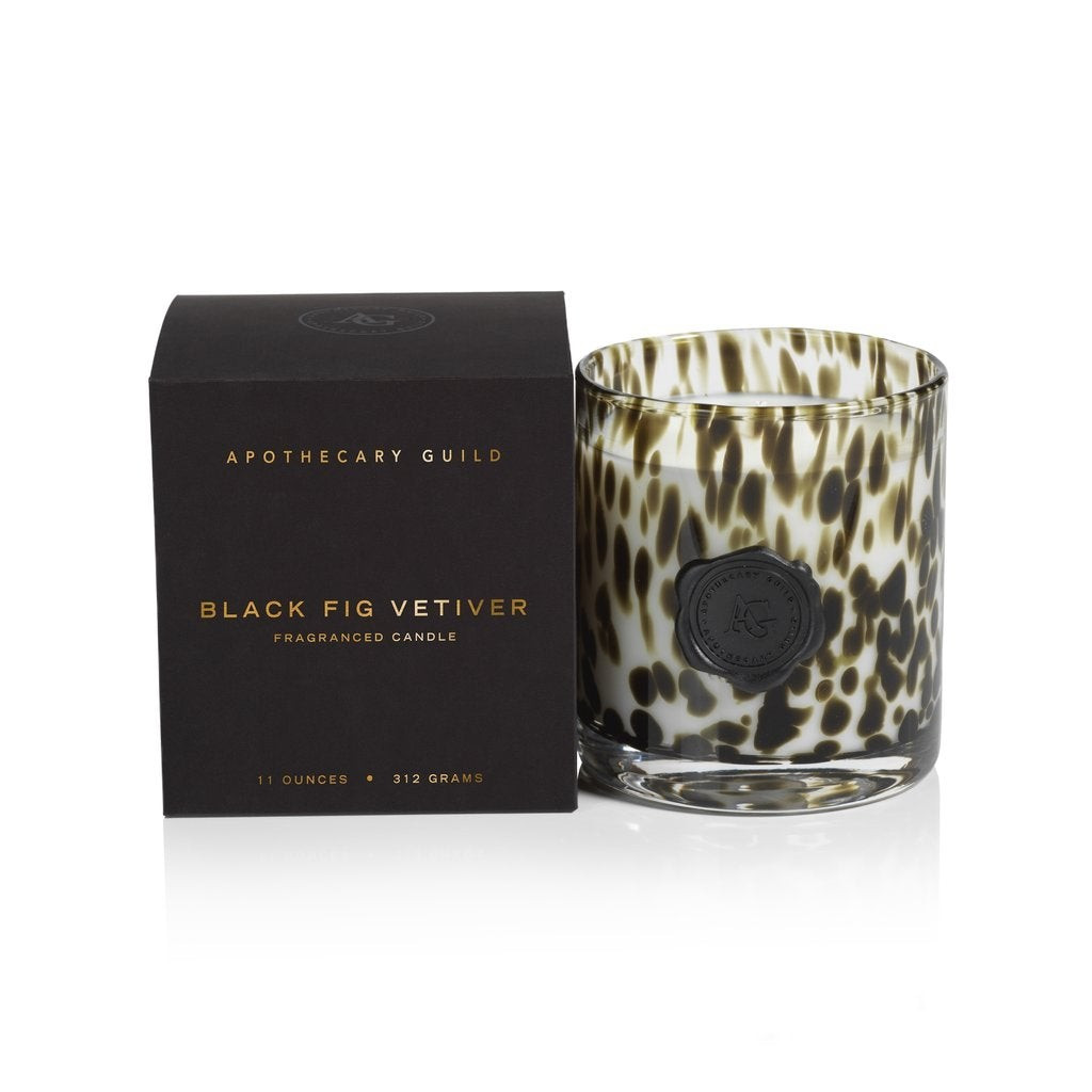 Black Fig Opal Glass Candle | Megan Molten