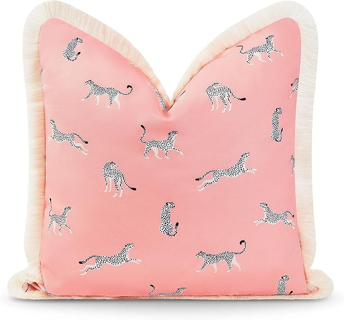 Hofdeco Premium Tropical Patio Indoor Outdoor Pillow Cover Only, 20"x20" Water Resistant for Back... | Amazon (US)