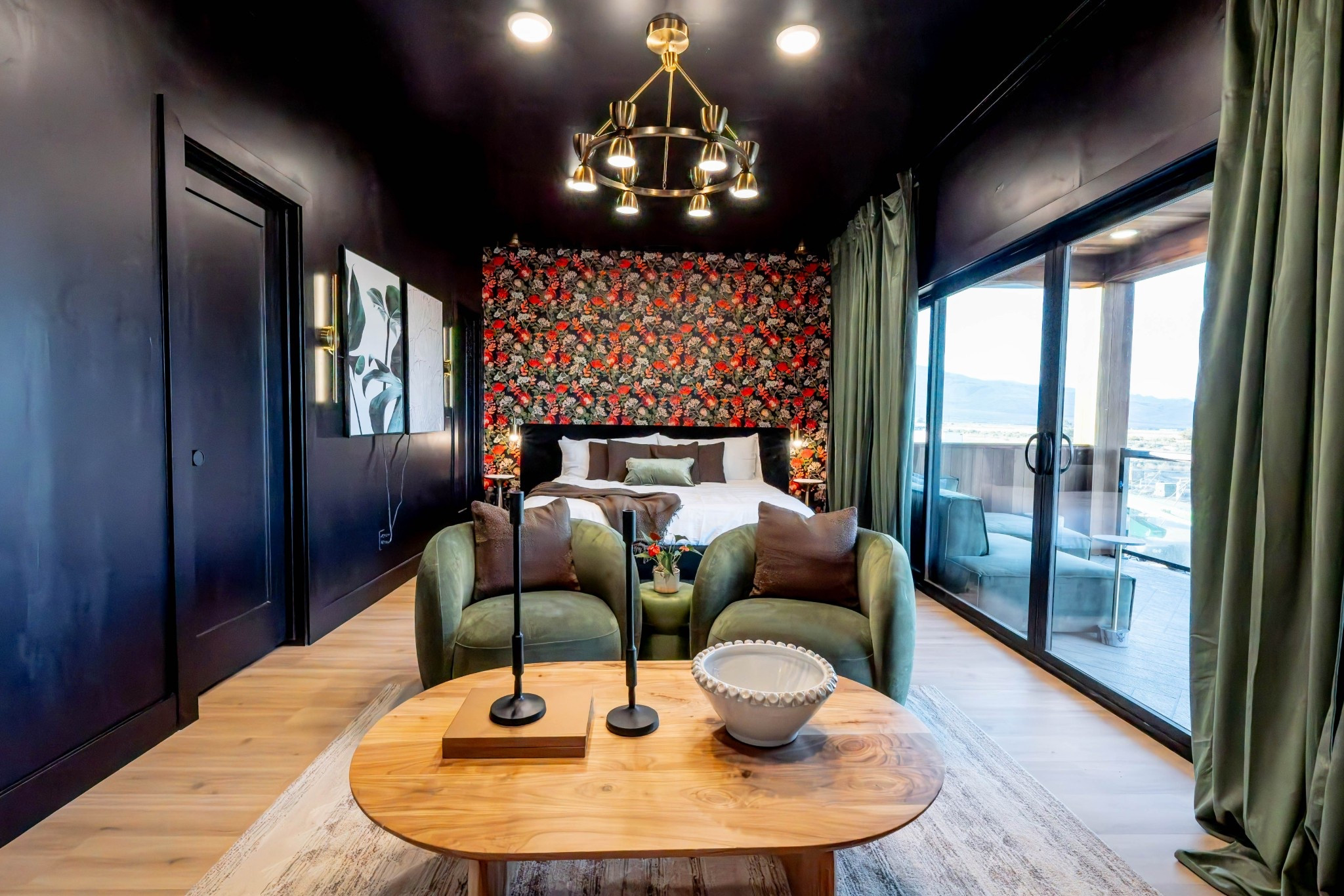 A moment for the wallpaper. 

Moody meets Hawaii..

We coined this room the hotel suite, such a vibe!

#LTKHome #LTKStyleTip #LTKSummerEdit