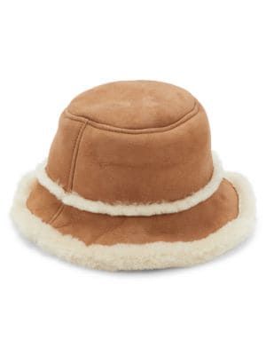 UGG Shearling Bucket Hat on SALE | Saks OFF 5TH | Saks Fifth Avenue OFF 5TH
