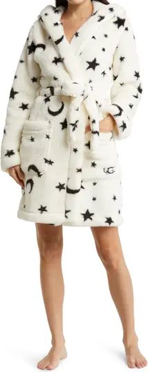 UGG® Aarti Faux Shearling Hooded Robe | Nordstrom | Nordstrom