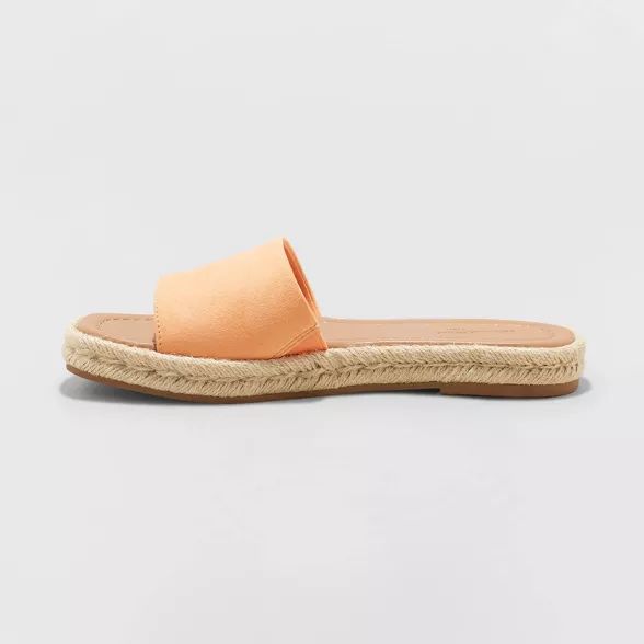 Women's Maren Square Toe Espadrille Slide Sandals - Universal Thread™ | Target