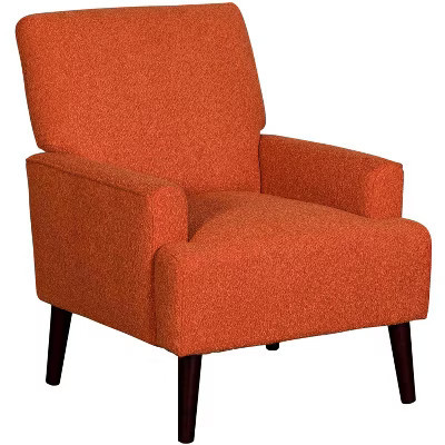 Elements Kiwi Boucle Orange Fabric Accent Chair | Target