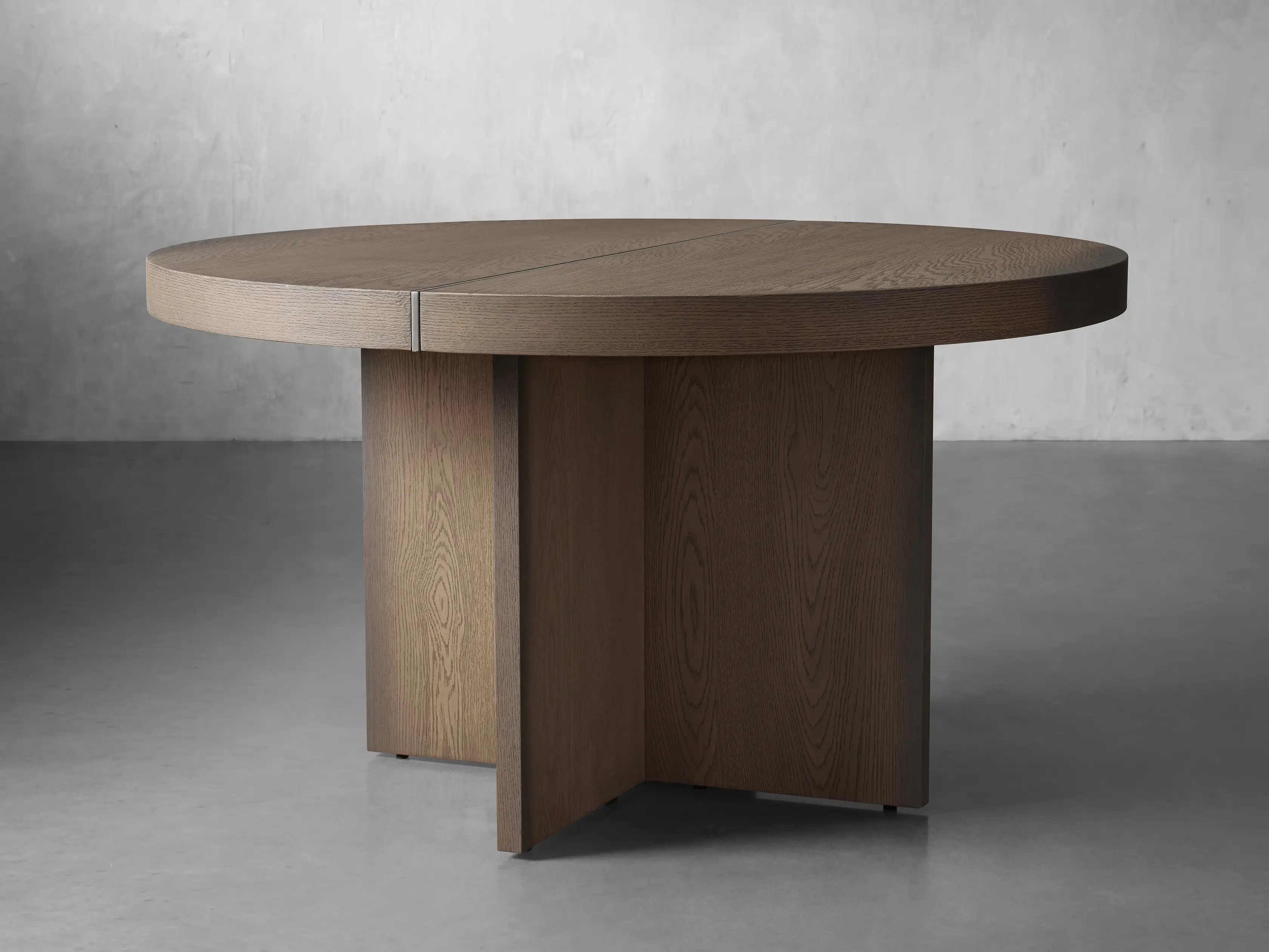 Mihaela 54" Round Dining Table in Chestnut | Arhaus