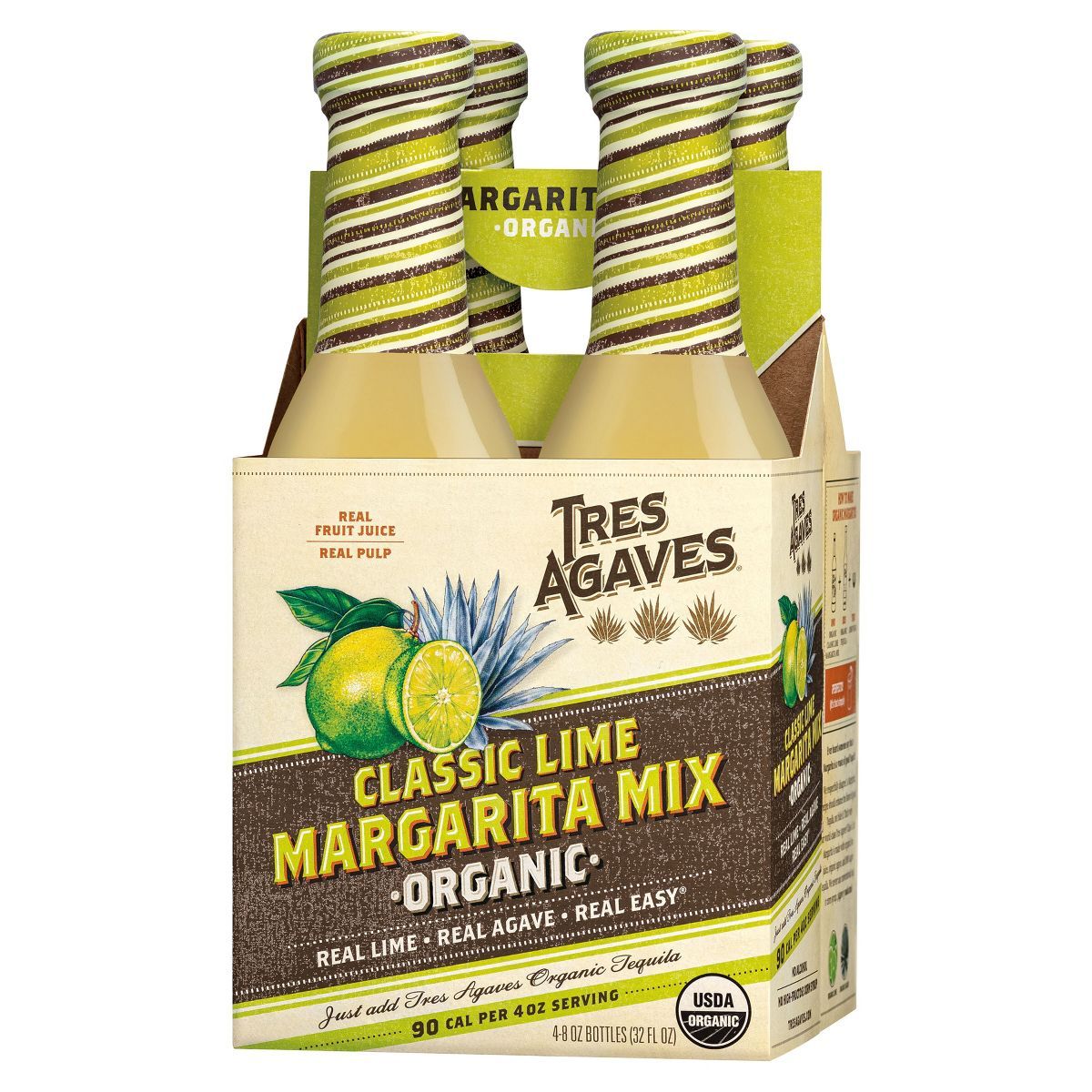 Tres Agaves Lime Margarita Mix - 4pk/8 fl oz Bottles | Target