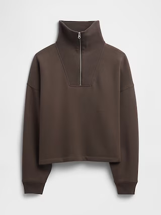 Oversized Quarter-Zip Sweatshirt | Gap Factory