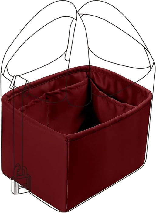 DGAZ Purse Organizer Silky Smooth,Silk, Luxury Handbag Tote Shapers, Women-Fits picotin18/22Bags ... | Amazon (US)