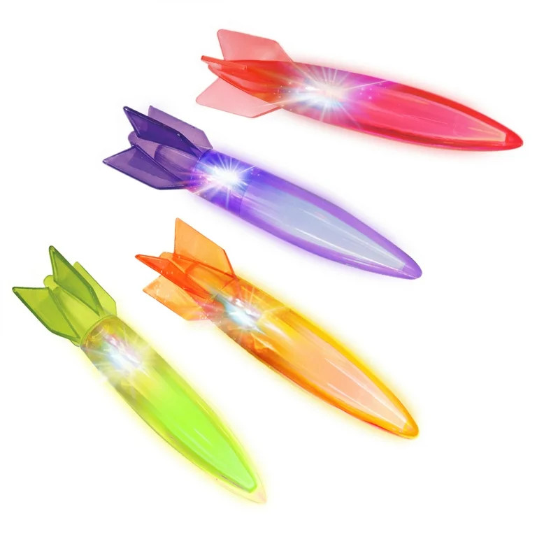 Play Day Light-Up Torpedoes 4-Pack Kids Pool Underwater Dive Toys Summer Family Fun, Ages 3+ | Walmart (US)
