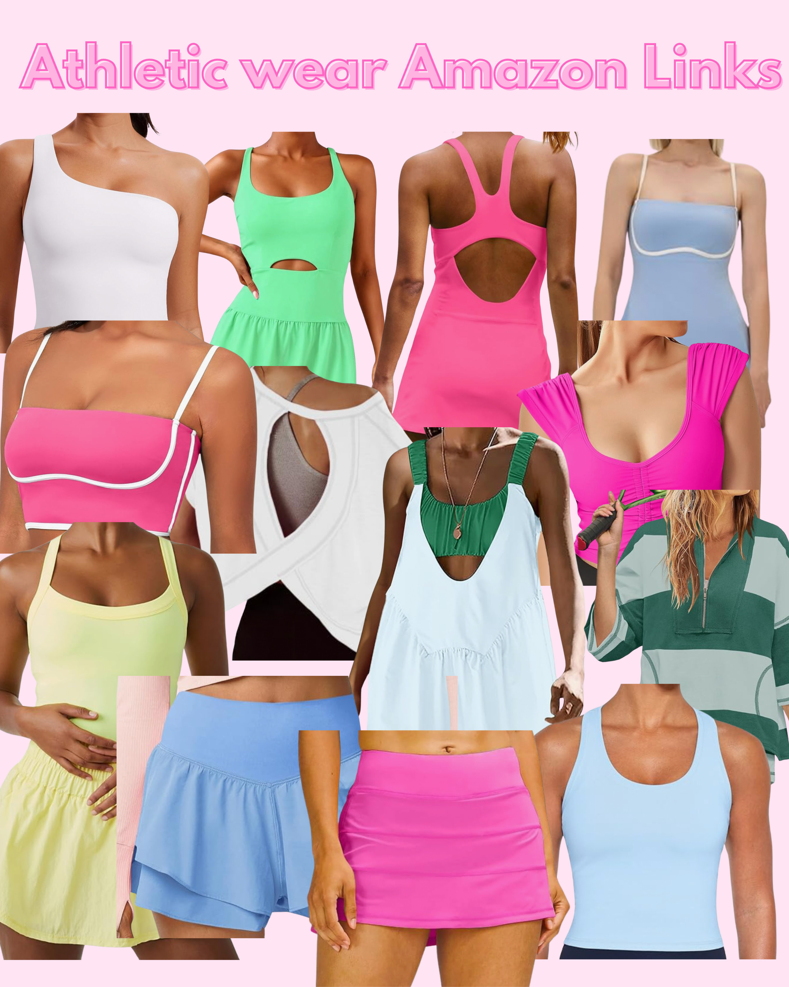 Hot girl walks just got hotter 🔥☀️ Whether you’re hitting the gym, grabbing smoothies after class, or just vibing through summer—these cute & comfy athletic fits are made for it all. Shop the look & serve sporty chic all season 💪🏼💖 #CollegeStyle #SummerFit #LTKactivewear 

 #LTKActive #LTKFindsUnder50 #LTKStyleTip