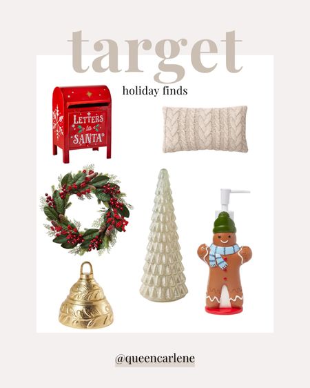 Target Holiday Finds 



#holiday #holidaydecor #holidayfinds #target #targetholiday #targetdecor #under50 #homedecor

#LTKhome #LTKSeasonal #LTKHoliday