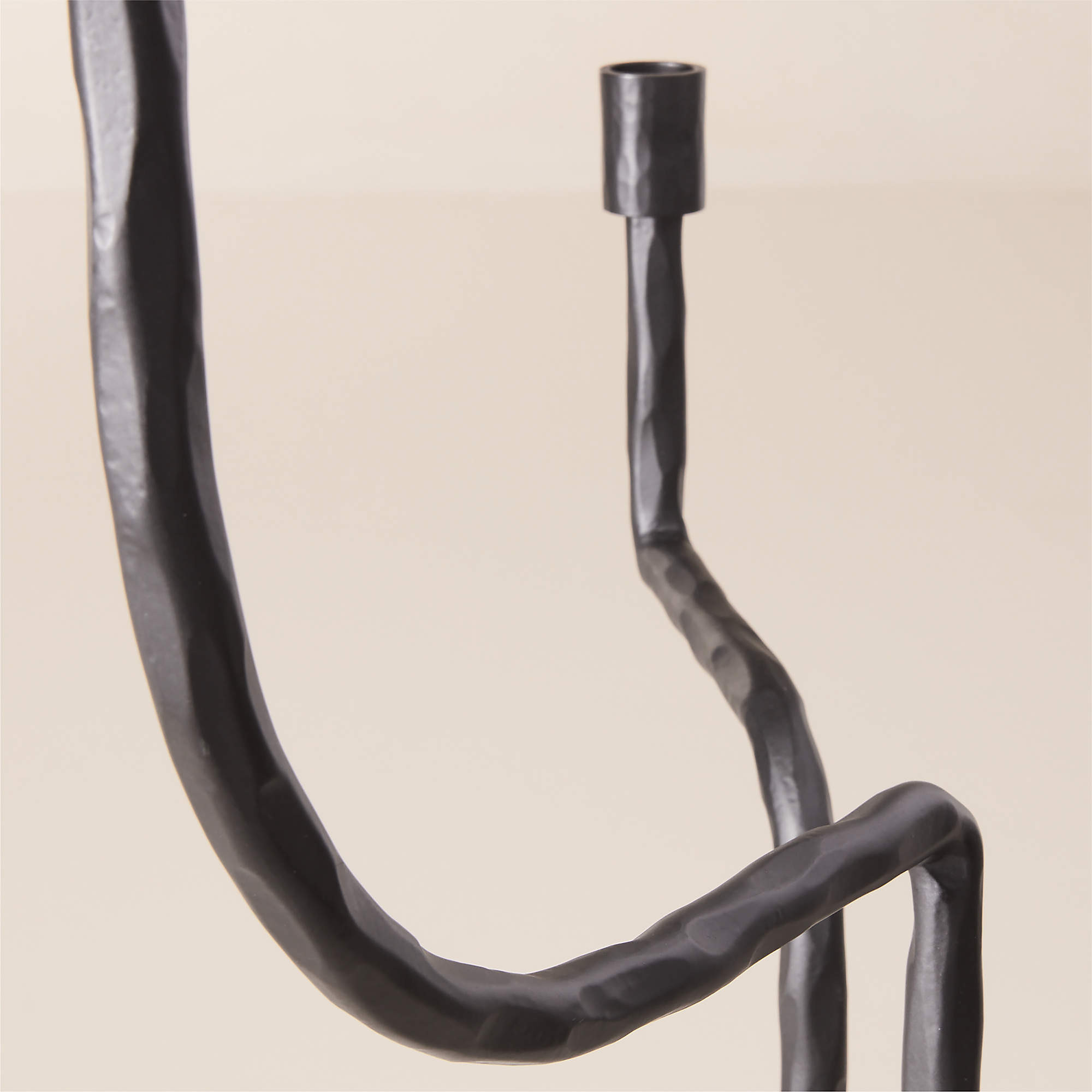 Lochan Wrought Iron Tripod Candelabra + Reviews | CB2 | CB2
