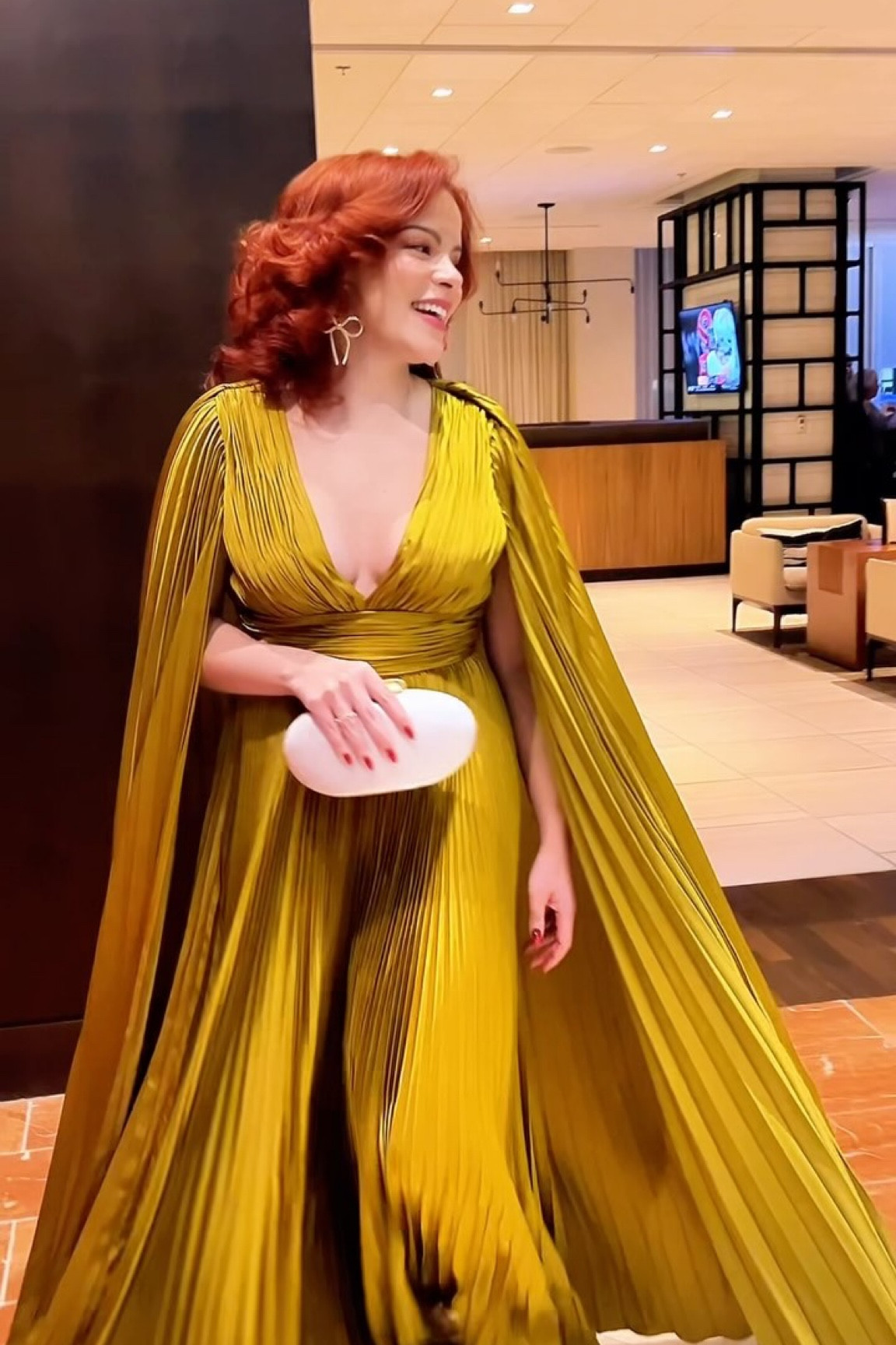 Wore this pleated gown cape to the Marine Corps Ball this weekend! Fit, flow, and a touch of drama — perfect for a night to remember!

#LTKWatchNow #LTKBeauty #LTKSpringSale