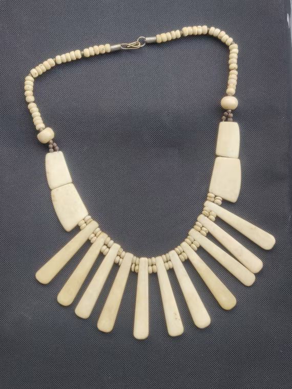 Camel Bone Necklace Antique Necklace Vintage Necklace. Boho | Etsy | Etsy (US)