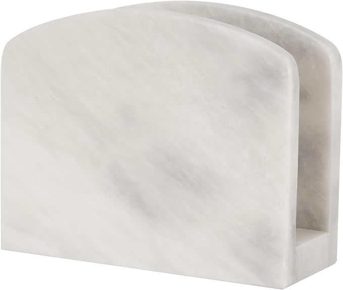 Radicaln Marble Napkin Holder White 6.5"x5.5" Inch Dining Table Handmade Napkins Holder - Simple ... | Amazon (US)