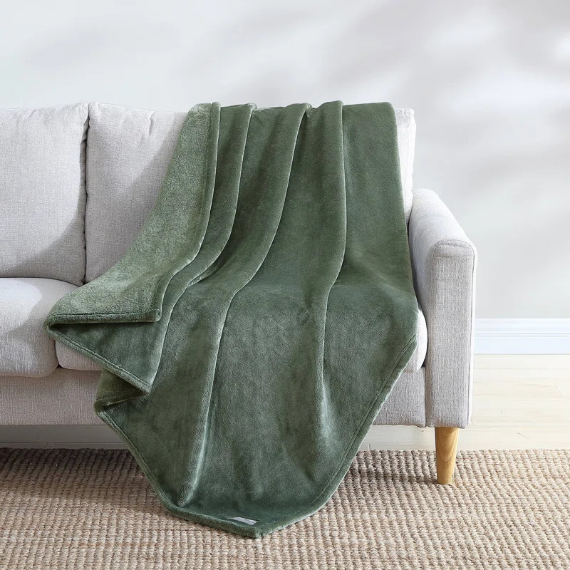Eddie Bauer Ultra Lux Plush Solid Throw Blankets & Reviews | Wayfair | Wayfair North America