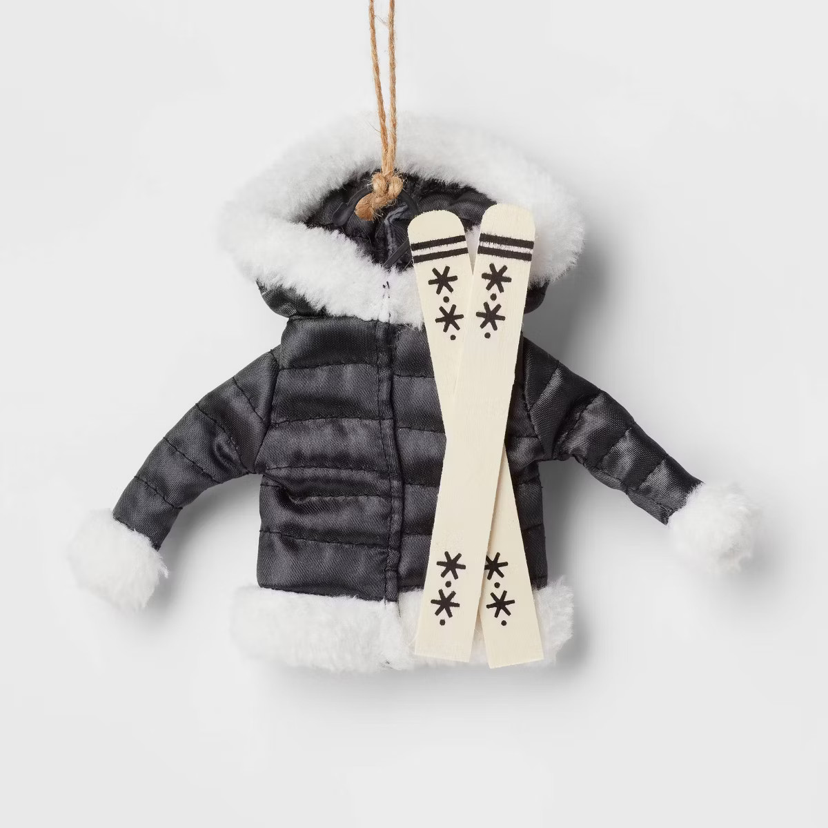 Fabric Ski Jacket with Skis Christmas Tree Ornament - Wondershop™ | Target
