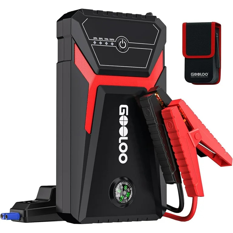 GOOLOO Car Jump Starter,1500A Peak  12V Battery Jump Box with Quick Charge Out(Up to 6.0L Gas and... | Walmart (US)