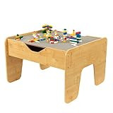 Amazon.com: KidKraft 17506 2-in-1 Activity Table with Board, Gray/Natural : Home & Kitchen | Amazon (US)