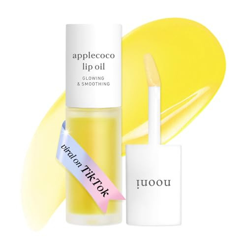 NOONI Korean Lip Oil - Applecoco | Long-Lasting, Moisturizing, Plumping, Revitalizing for Dry Lips, Waterproof, No Peel Off, Hydrating, Stocking Stuffers, Preppy Stuff, 0.12 FL Oz | Amazon (US)