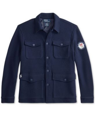 Polo Ralph Lauren Men's Team USA Wool-Blend Shirt Jacket - Macy's | Macy's