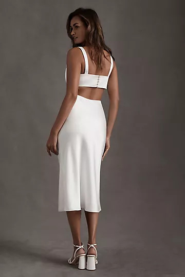 Sachin & Babi Sierra Satin Midi Dress | Anthropologie (US)