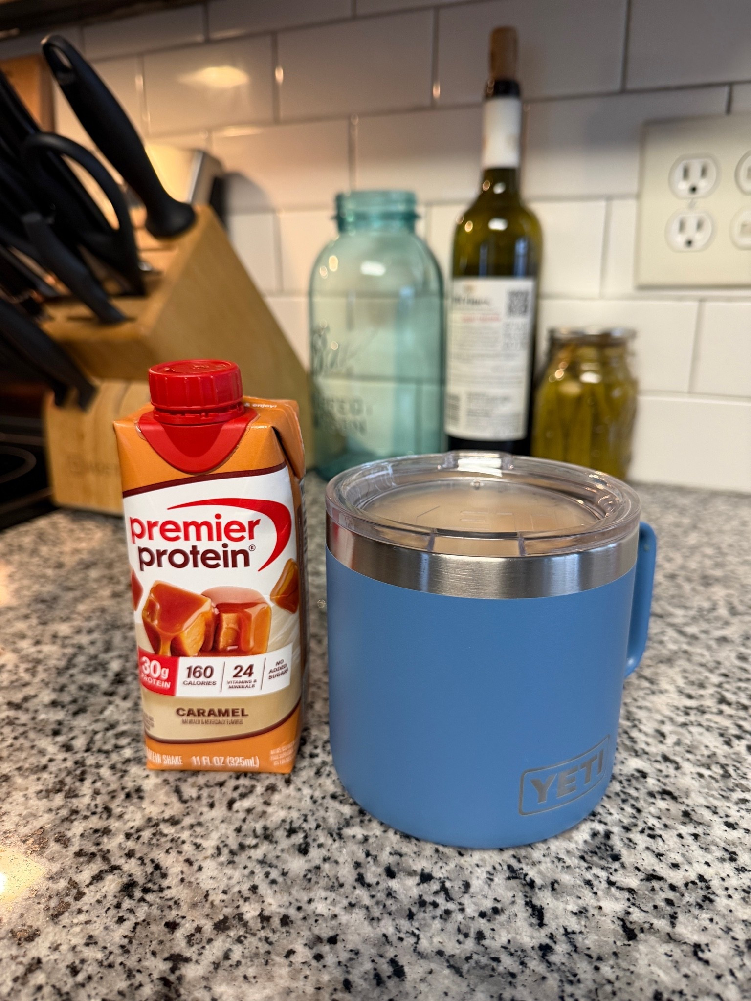 Yeti travel coffee mug
Premier protein coffee creamer
Milk frother

#LTKdayinmylife #LTKfoodie