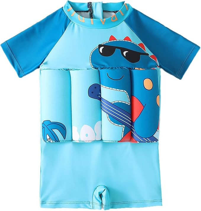 Floatie Swimsuit for Toddlers Boys Girls Floating Bathing Suit Baby Kids Float Learn to Swim Suit... | Amazon (US)