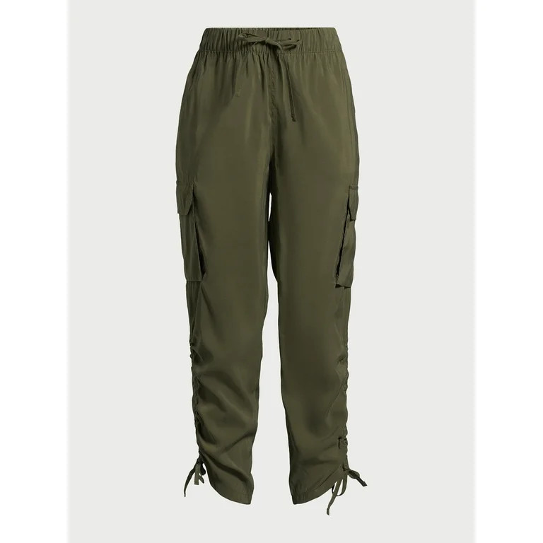 Sofia Jeans Women's and Women's Plus Super High Rise Luxe Cargo Pants, 27" Inseam, Sizes XXS-5X -... | Walmart (US)