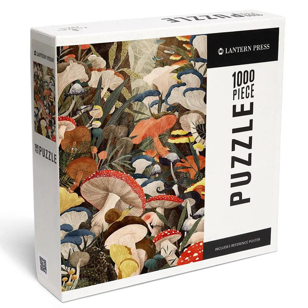 Woodland Mushrooms 1000 Piece Puzzle | Paper Source
