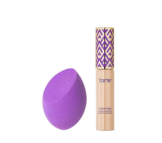 Tarte Shape Tape Concealer 10ml With Quickie Blending Sponge - QVC UK | QVC UK