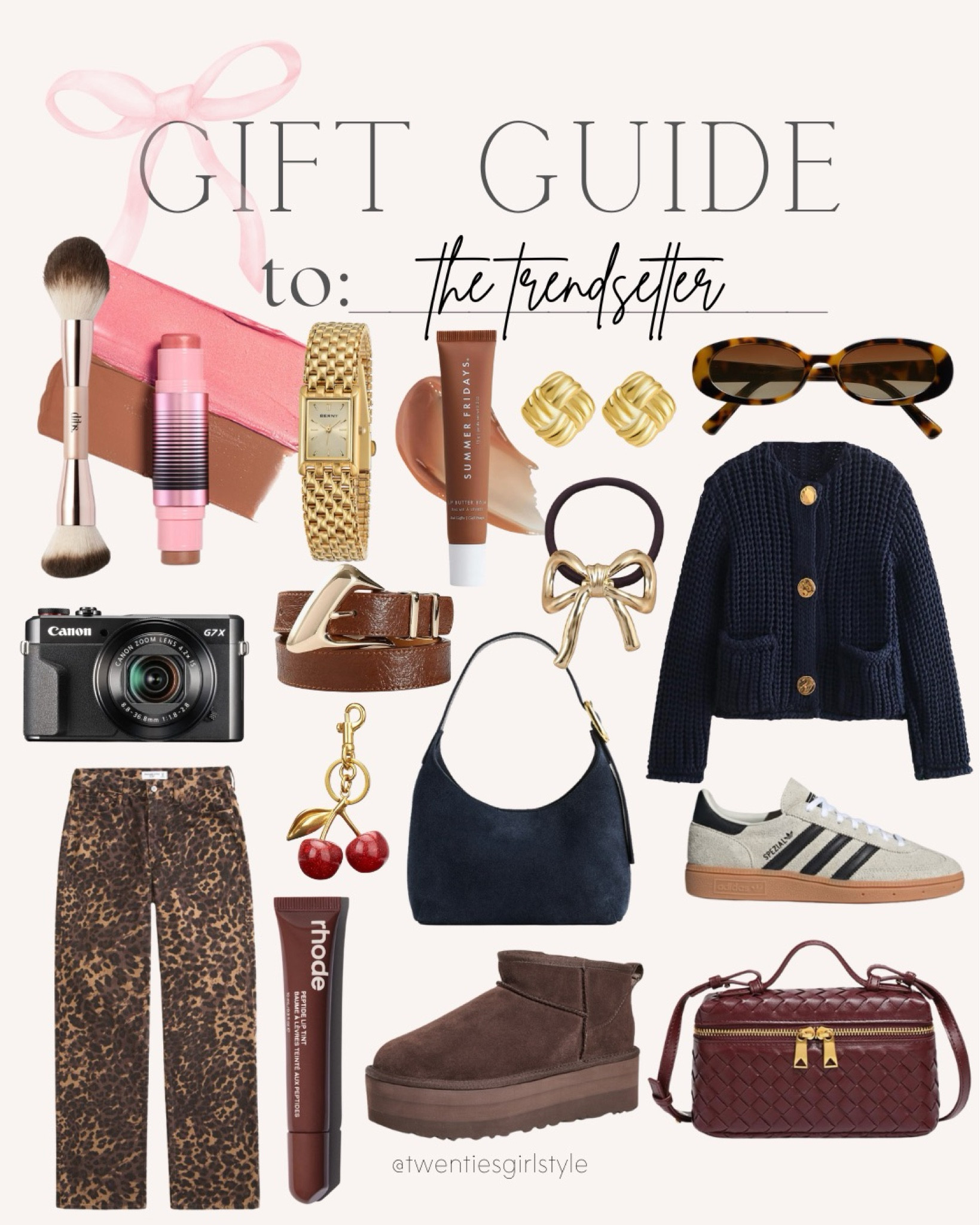 GIFT GUIDE🎀 gifts for the trendsetter

Trendy gifts | gifts for her | top gifts 

#LTKGiftGuide