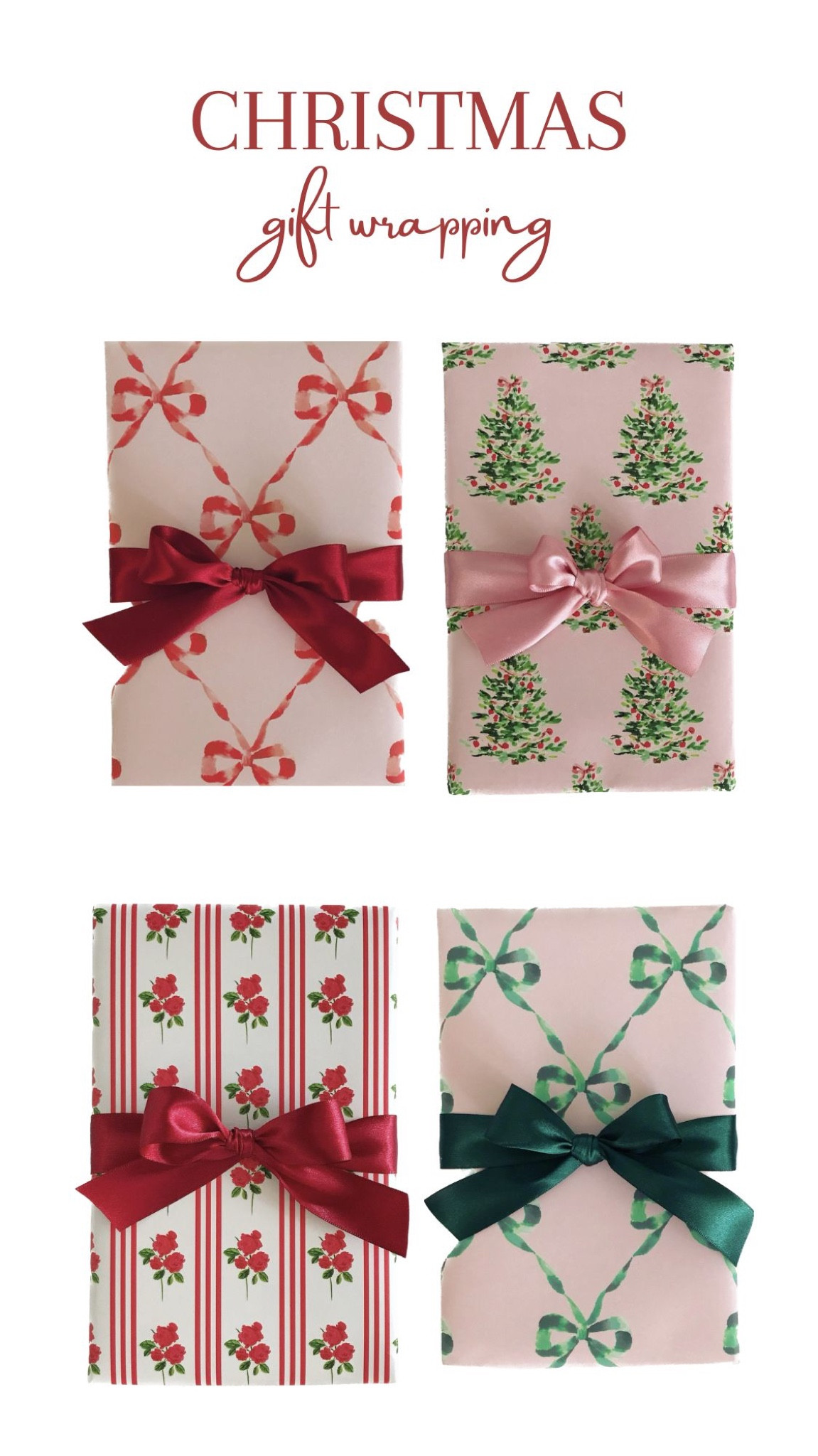 The cutest wrapping paper 🎀💖🎄 #christmaswrappingpaper

#LTKGiftGuide #LTKHoliday #LTKSeasonal