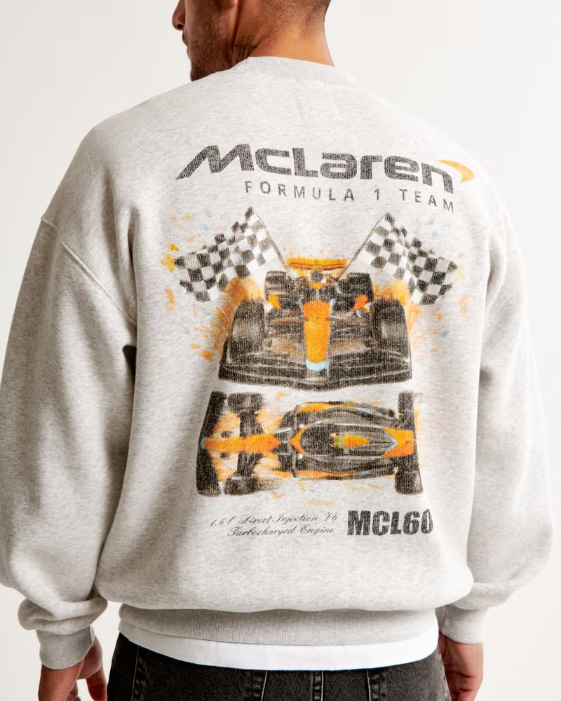 McLaren Graphic Crew Sweatshirt | Abercrombie & Fitch (US)