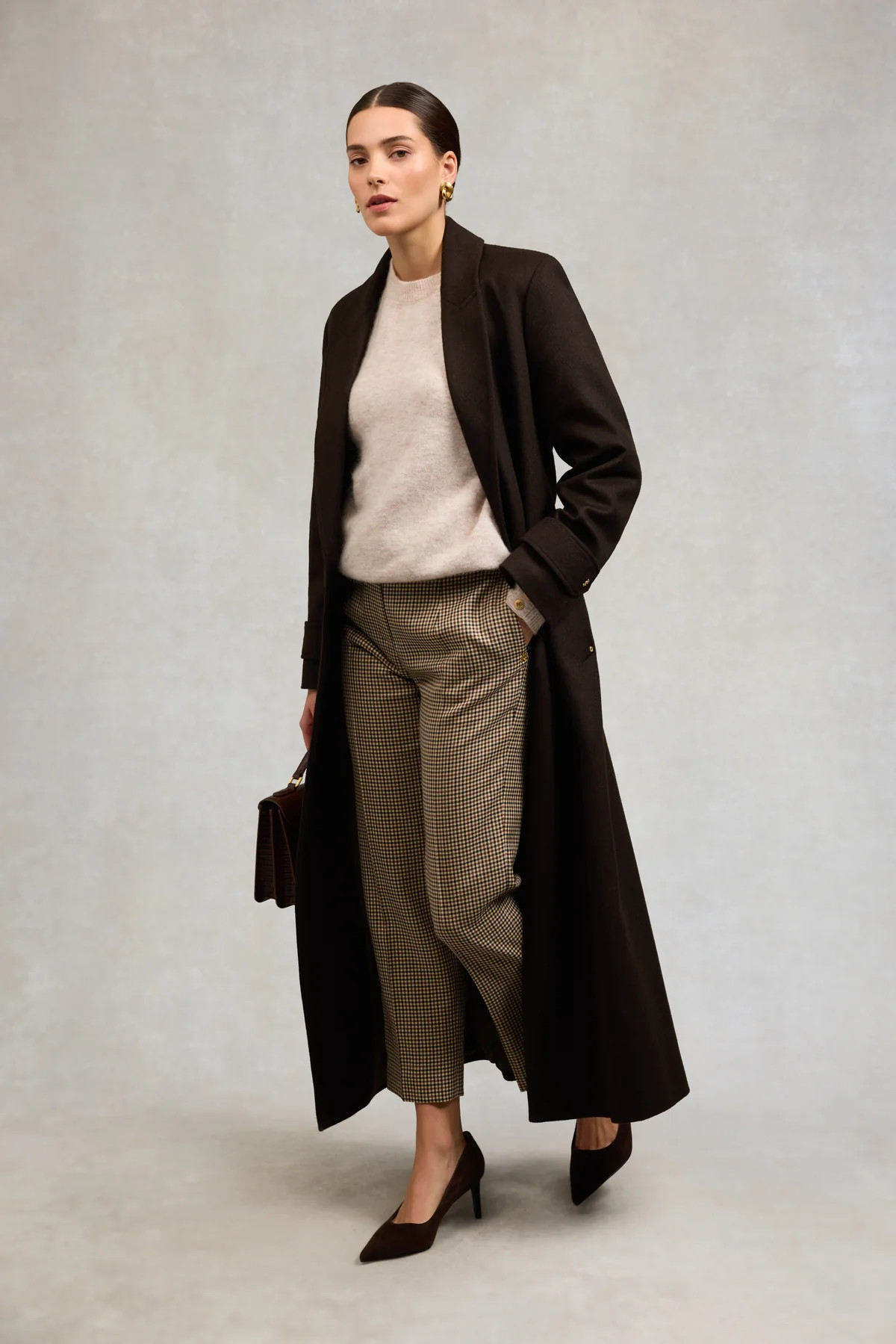 Belgravia Slim Trouser (Westminster Tweed) | Holland Cooper