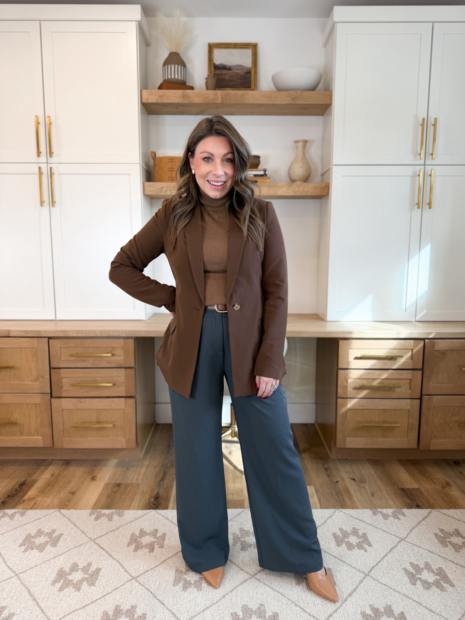 Amazon workwear outfit option! These trousers come in petite and tall options! 

#LTKU #LTKootd #LTKWorkwear